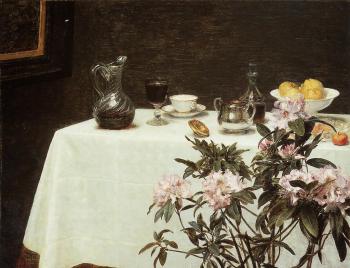 Henri Fantin-Latour : Still Life Corner of a Table